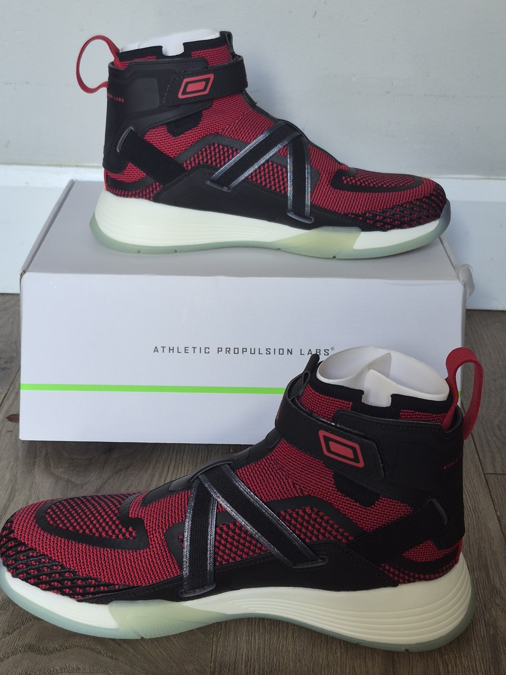 Athletic APL  Super FUTURE High-Top Sneakers - Red & Black